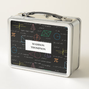 Lunch Box Équations mathématiques colorées Formules mathémat