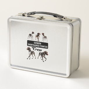 Lunch Box Équipage de pointeur germanique à pois courts