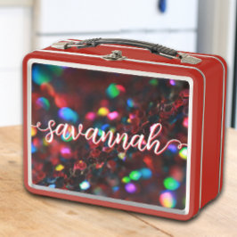 Lunch Box Étincelle rouge foncé