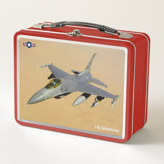 LUNCH BOX FALCON DE COMBAT F-16C (Devant)