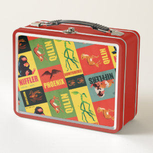 Lunch Box Fantastic Beasts Motif Vintage