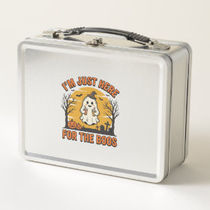 Lunch Box Fantôme drôle d'Halloween ici pour les huées Vinta