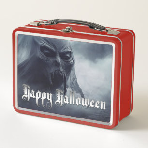 Lunch Box Fantôme noir dans un paysage infernal - Halloween