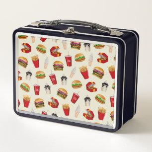 Lunch Box Fast Food Burgers, Fries, Sundaes