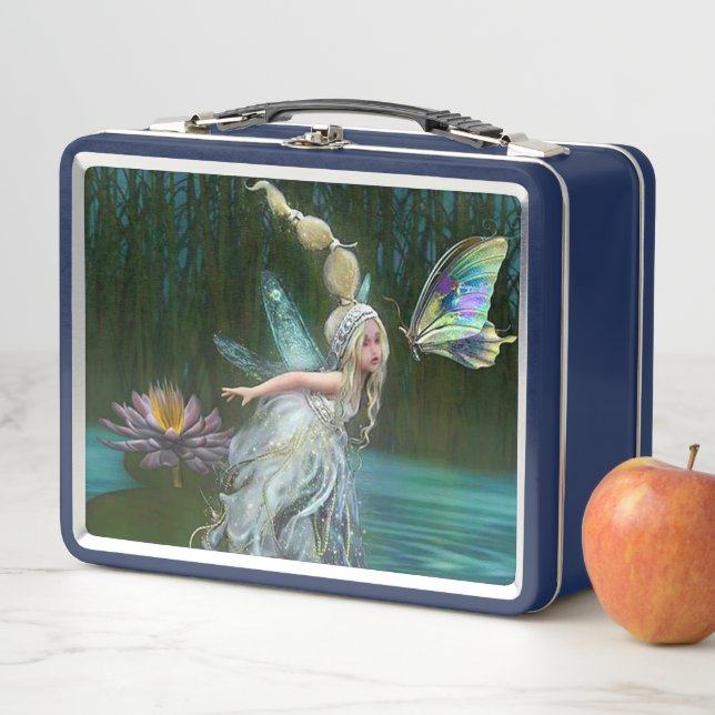 Lunch Box Fée et papillon (En situation)