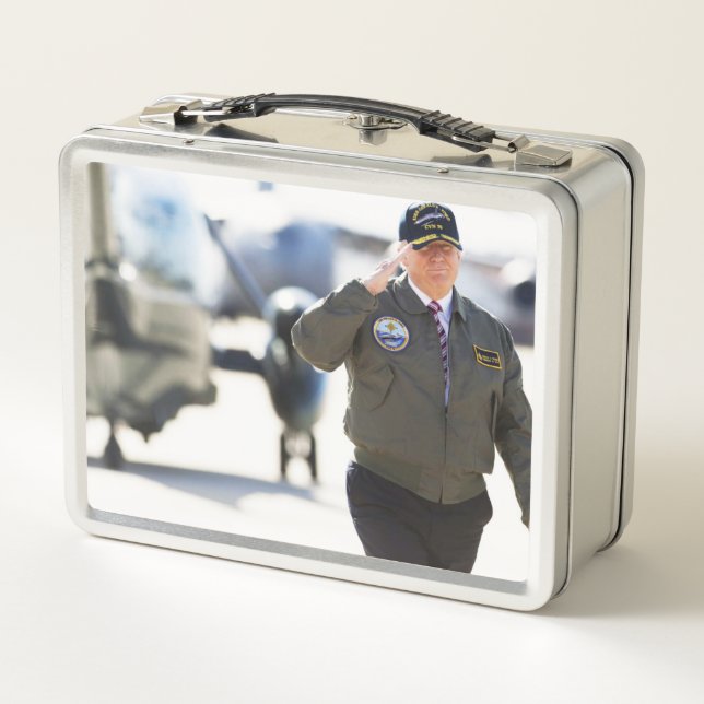 Lunch Box Fermer la percée frontalière Trump 2024 (Dos)