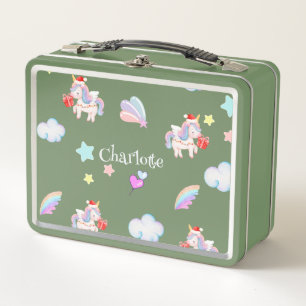 Lunch Box Fête d'anniversaire de la licorne arc-en-ciel magi