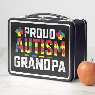 Lunch Box Fier grand-père autiste de sensibilisation à l'aut