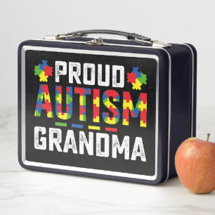 Lunch Box Fière grand-mère autiste de sensibilisation à l'au