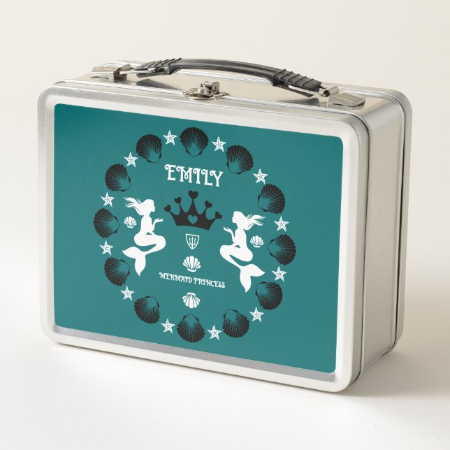 Lunch Box Fille Sirène Princesse (Devant)