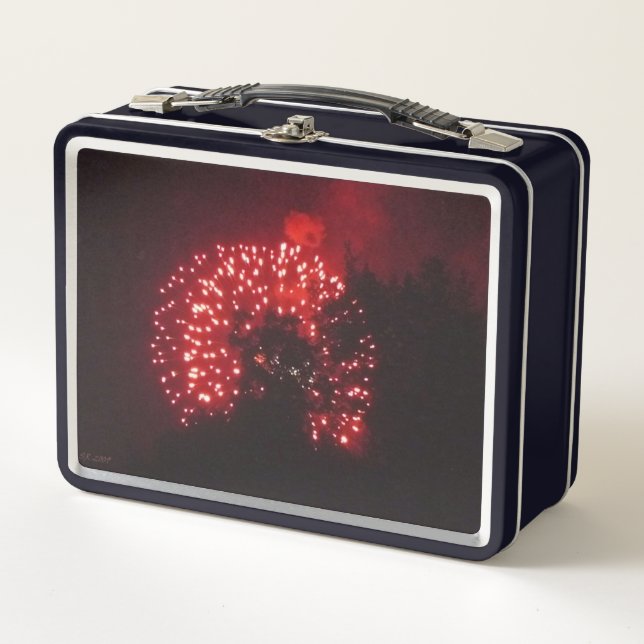 Lunch Box Fireworks 7 noir lunbox (Devant)