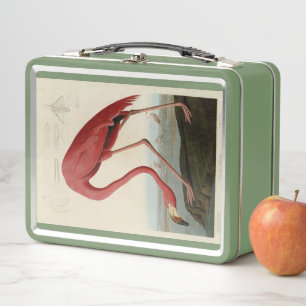 Lunch Box Flamant rose américain d'Audubon's Birds of Americ