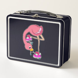 Lunch Box Flamant rose avec chaussures