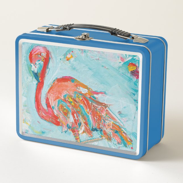 Lunch Box Flamant rose lumineux (Devant)