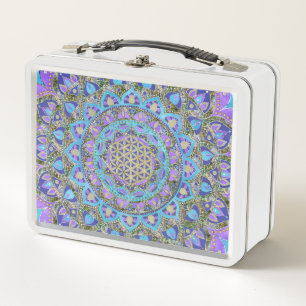 Lunch Box Fleur De Vie - Mandala India Style 2