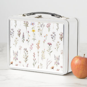 Lunch Box Fleurs colorées, Fleurs sauvages, Fleurs de Jardin