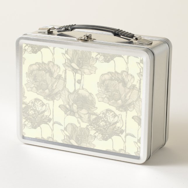 Lunch Box Fleurs pastel doux (Devant)