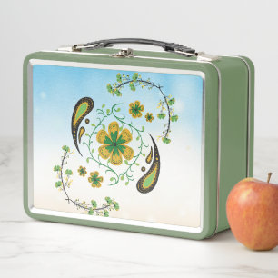Lunch Box Fleurs sereines Taiji – Œuvre d'art calme