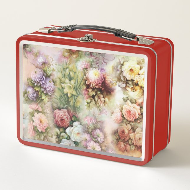 Lunch Box Fleurs vintages (Devant)