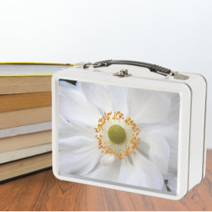 Lunch Box Floral d'anémones japonais blanc