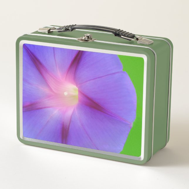 Lunch Box Floral pourpre (Devant)