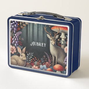 Lunch Box Forêt enchantée personnalisée Animaux forestiers