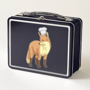 Lunch Box Fox comme Cook avec Chef casquette