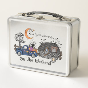 Lunch Box Funny Halloween Camping