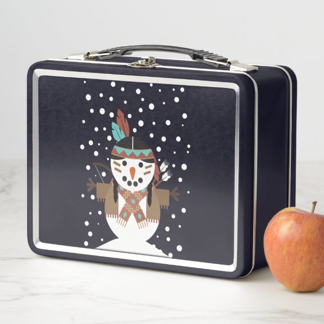 Lunch Box Funny Native American christmas tree decorations (En situation)