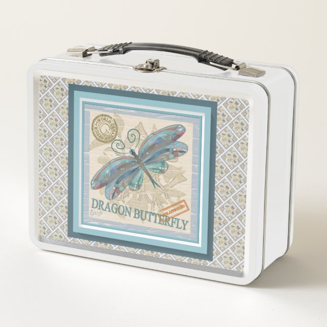 Lunch Box G Bureau de création libellule (Devant)