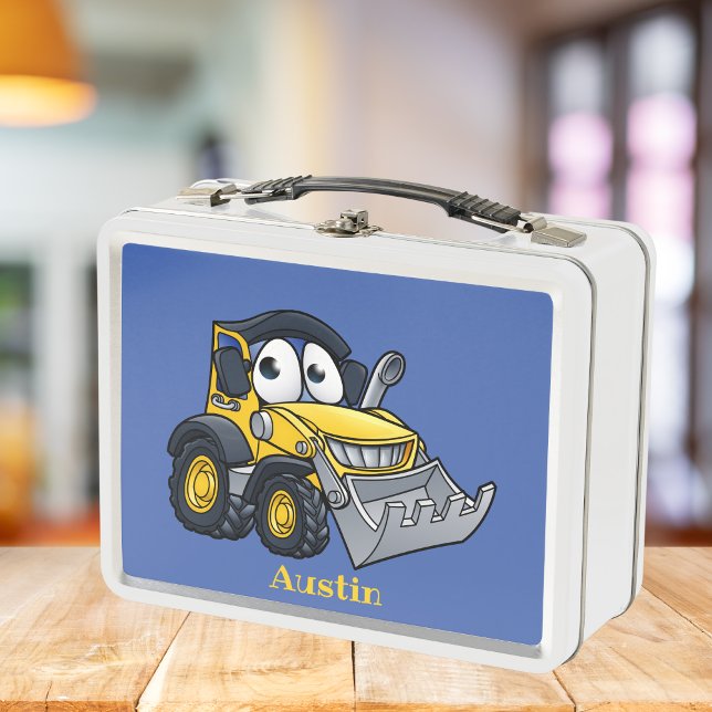 Lunch Box Garçons Cute Construction Digger Enfants (Créateur téléchargé)