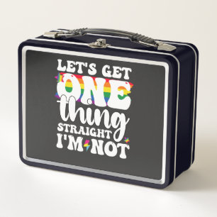 Lunch Box Gay Pride LGBT Obtient Une Chose Je ne suis pas