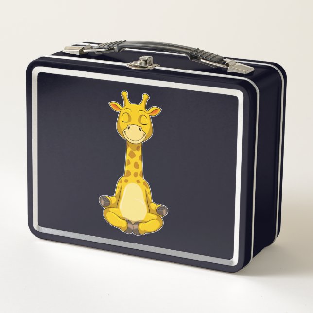 Lunch Box Giraffe à la méditation de Yoga (Devant)