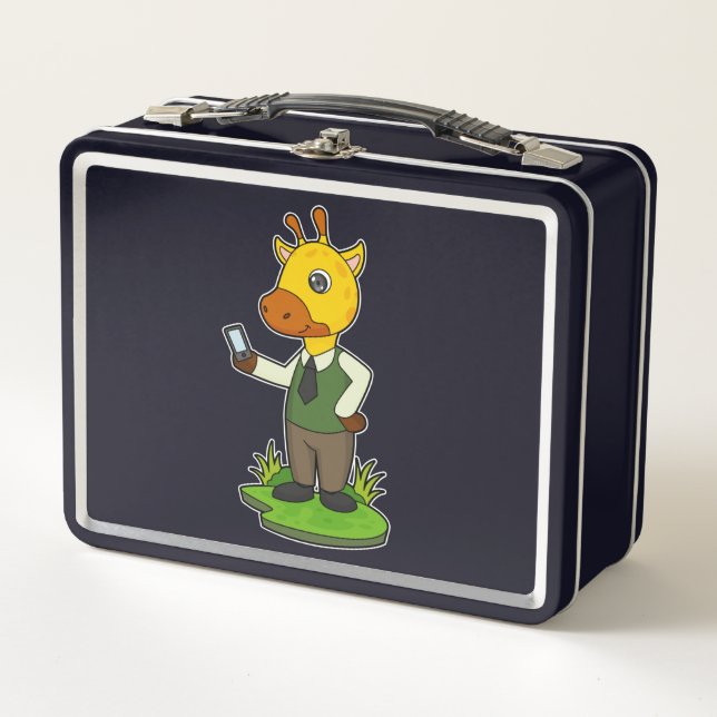 Lunch Box Giraffe avec mobile (Devant)