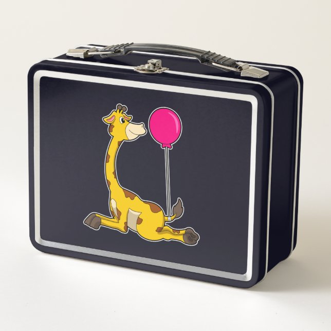 Lunch Box Giraffe with Balloon (Devant)