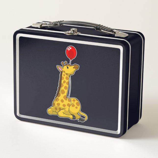 Lunch Box Giraffe with Balloon (Devant)