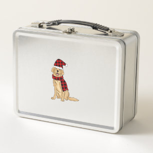 Lunch Box Golden Retriever Buffalo Plaid Retriever Dog Lover