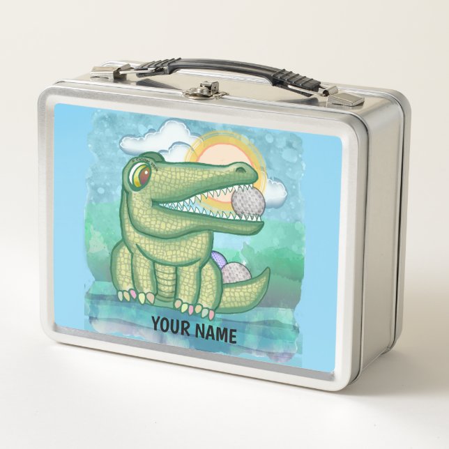 Lunch Box Golf Alligator (Devant)