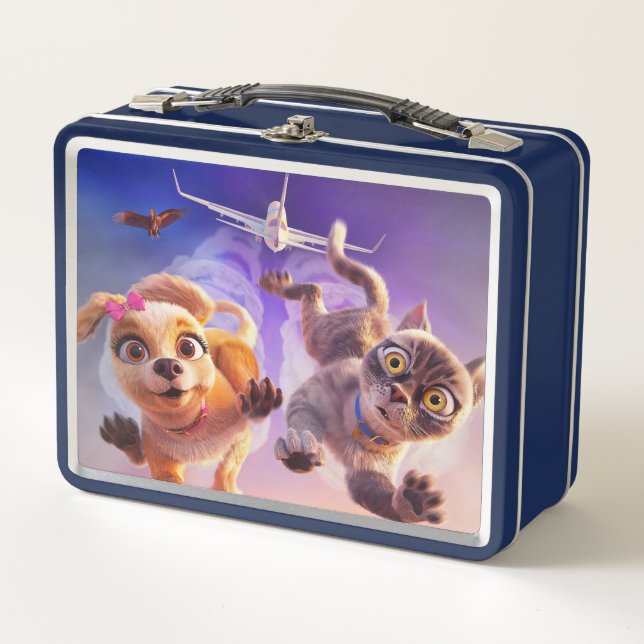Lunch Box Gracie & Pedro : Animaux de compagnie à la Secourt (Devant)