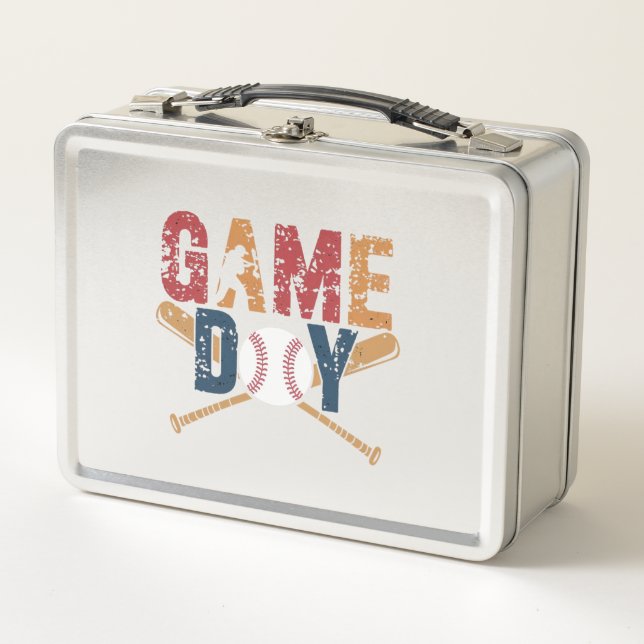 Lunch Box Graphique de baseball de Jour (Devant)