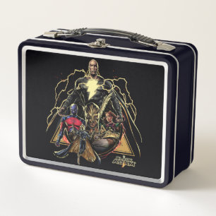 Lunch Box Graphique de groupe triangulaire Adam noir