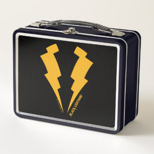Lunch Box Graphique des boulons de foudre noirs