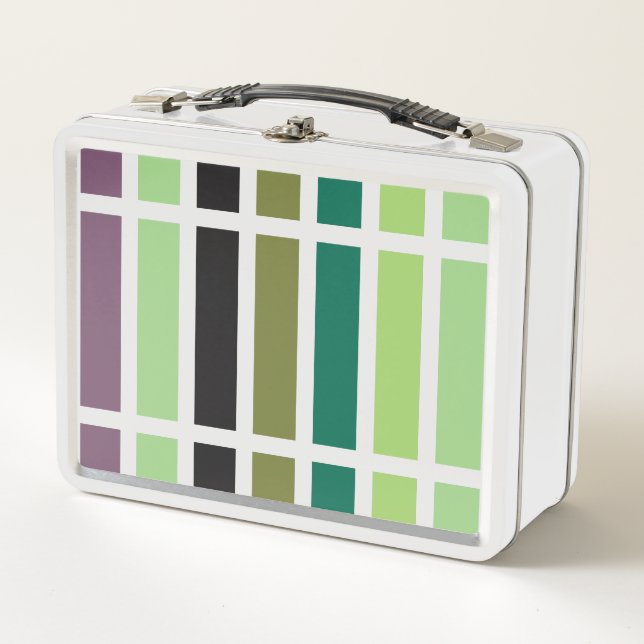 Lunch Box Green purple Black Hues (Devant)