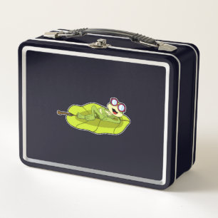 Lunch Box Grenouille avec lunettes de soleil