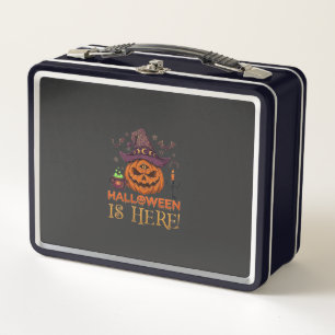 Lunch Box Halloween Est Là Chapeau De Sorcière Citrouille Ch