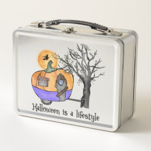 Lunch Box Halloween est un mode de vie Camper Remorque