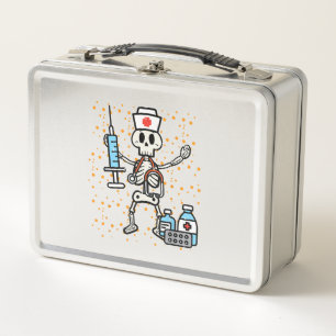 Lunch Box Halloween Soins infirmiers orthopédiques Squelette