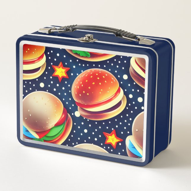 Lunch Box Hamburgers rétro (Devant)