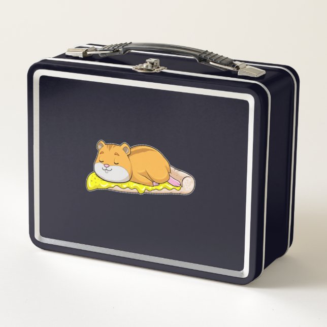 Lunch Box Hamster & Pizza au fromage (Devant)