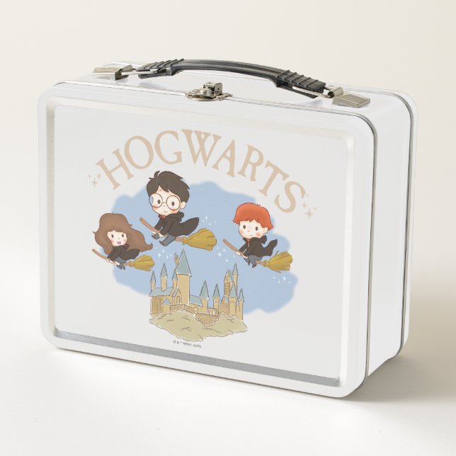 Lunch Box HARRY POTTER™, Hermione & Ron Fly Over HOGWARTS™ (Devant)